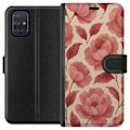 Miniatyrbillede 1 af 3: Samsung Galaxy A71 Tegnebogsetui Roseblomst