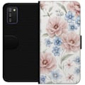 Miniatyrbillede 1 af 3: Samsung Galaxy A03s Tegnebogsetui Romantiske blomster