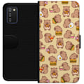 Miniatyrbillede 1 af 3: Samsung Galaxy A03s Tegnebogsetui Kawaii capybara mobilcover med flere søde figurer