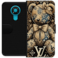Pikkukuva 1 / 3: Nokia 3.4 Lompakkokotelo Teddy Vuitton