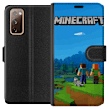 Miniatyrbillede 1 af 3: Samsung Galaxy S20 FE Tegnebogsetui Minecraft Key Art