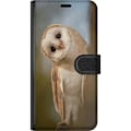 Miniatyrbillede 3 af 3: Google Pixel 9 Pro XL Tegnebogsetui Ugle Nysgerrig Blik Fuglemotiv Skov Natur Grafisk Design Populært Motiv Dyr Tema Dekoration