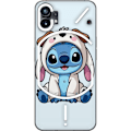 Pikkukuva 1 / 3: Nothing Phone (1) Läpinäkyvä kuori Stitch Koirapuku Lilo & Stitch Disney Hauska Design Sininen Avaruusolento Sarjakuva Hahmo Suosittu Lapsille Suos