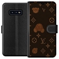 Miniatyrbillede 1 af 3: Samsung Galaxy S10e Tegnebogsetui Plush Luxe