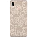 Kompatibelt Mobildeksel til Huawei P20 lite Beige blondemønster beige