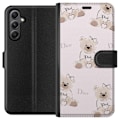 Miniatyrbillede 1 af 3: Samsung Galaxy A24 4G Tegnebogsetui Teddy Dior Vibes - luksuriøs bamse i modetil