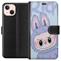 Miniatyrbillede 1 af 3: Apple iPhone 13 mini Tegnebogsetui Blå Kanin Labubu