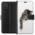 Miniatyrbillede 1 af 3: Samsung Galaxy A71 Tegnebogsetui Nysgerrig Killing