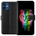 Miniatyrbild 1 av 3: Apple iPhone 12  Plånboksfodral Neon Tiger