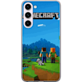 Pikkukuva 1 / 3: Samsung Galaxy S23+ Läpinäkyvä kuori Minecraft Key Art
