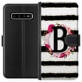 Kompatibel Tegnebogsetui til Samsung Galaxy S10+ Bogstaven B