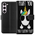 Miniatyrbild 1 av 3: Samsung Galaxy S23 Plånboksfodral Fluff You Enhörning