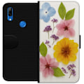 Miniatyrbillede 1 af 3: Huawei P Smart Z Tegnebogsetui Pressede blomster