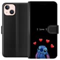 Kompatibelt Plånboksfodral till Apple iPhone 13 Stitch Kärlek