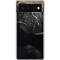 Miniatyrbillede 1 af 3: Google Pixel 6 Gennemsigtig cover Sort guld abstrakt