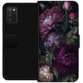 Kompatibel Tegnebogsetui til Samsung Galaxy A03s Blomster