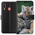 Miniatyrbillede 1 af 3: Samsung Galaxy A20e Tegnebogsetui Tiger