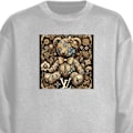 Miniatyrbillede 1 af 3: Sweatshirt til Voksne | Klassisk Collegebluse LV Teddy grå XXL