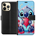 Miniatyrbillede 1 af 3: Apple iPhone 14 Pro Max Tegnebogsetui Strawberry Stitch