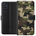 Pikkukuva 1 / 3: Samsung Galaxy A51 Lompakkokotelo Metsä camo