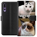 Miniatyrbillede 1 af 3: Huawei P20 Pro Tegnebogsetui Hvad er galt?