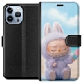 Miniatyrbillede 1 af 3: Apple iPhone 13 Pro Max Tegnebogsetui Labubu Lyserød Stemning