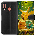 Miniatyrbilde 1 av 3: Samsung Galaxy A20e Lommeboketui Pixelmonster spillstil - farg