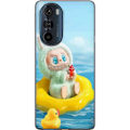 Miniatyrbillede 1 af 3: Motorola Edge 30 Pro Gennemsigtig cover Labubu Macaron-serie
