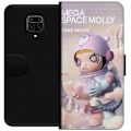 Miniatyrbillede 1 af 3: Xiaomi Redmi Note 9 Pro Tegnebogsetui Mega Space Molly Care Bears Series - Share Bear Edition