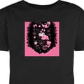 Miniatyrbillede 1 af 8: Børne T-shirt Sort 7-8 År Søde pinke og sorte gothfigurer med hjerter, måne, stjerner og positiv tekst sort 7-8 År
