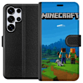 Miniatyrbillede 1 af 3: Samsung Galaxy S25 Ultra Tegnebogsetui Minecraft Key Art