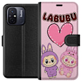 Miniatyrbillede 1 af 3: Xiaomi Redmi 12C Tegnebogsetui Labubu Pink Monster