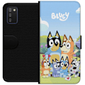Miniatyrbild 1 av 3: Samsung Galaxy A03s Plånboksfodral Bluey mobilskal med hela familjen i färgglad design