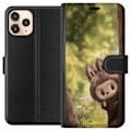 Miniatyrbillede 1 af 3: Apple iPhone 11 Pro Tegnebogsetui Labubu Graffiti Vibes – Gadekunst i monsterform