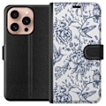 Miniatyrbilde 1 av 3: Apple iPhone 16 Pro Lommeboketui Blomster & Fugler - Romantisk