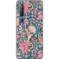 Kompatibelt Mobilskal till Xiaomi Mi 10 5G Rosa blomsterboho rosa