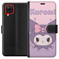 Miniatyrbillede 1 af 3: Samsung Galaxy A12 Tegnebogsetui Kuromi Kawaii