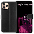 Miniatyrbillede 1 af 3: Apple iPhone 11 Pro Tegnebogsetui Squid Game Tema Populær Serie Motiv Grafisk Ikonisk Design Asiatisk Popkultur Spænding Drama