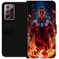 Pikkukuva 1 / 3: Samsung Galaxy Note20 Ultra Lompakkokotelo Ronaldo Inferno - jalkapallolegenda liekeissä