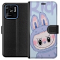 Miniatyrbillede 1 af 3: Xiaomi Redmi 10C Tegnebogsetui Blå Kanin Labubu