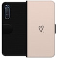 Miniatyrbillede 1 af 3: Sony Xperia 5 II Tegnebogsetui Hjerte