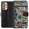 Pikkukuva 1 / 3: Samsung Galaxy A53 5G Lompakkokotelo Minecraft Taide