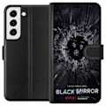 Miniatyrbilde 1 av 3: Samsung Galaxy S22+ 5G Lommeboketui Black Mirror Sci-Fi Netfli