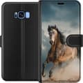 Kompatibel Tegnebogsetui til Samsung Galaxy S8 Hest
