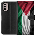 Miniatyrbillede 1 af 3: Motorola Moto G41 Tegnebogsetui Palestinaflaget – ikonisk frihedssymbol i rød, sort, hvid og grøn