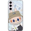 Miniatyrbillede 1 af 3: Samsung Galaxy S23+ Gennemsigtig cover Labubu med hat - Pop Mart figur Mr. Butcher i retro-stil med karakter
