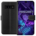 Miniatyrbillede 1 af 3: Samsung Galaxy S10 Tegnebogsetui Minecraft