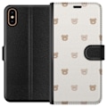 Pikkukuva 1 / 3: Apple iPhone X Lompakkokotelo Teddy-tausta - söpöt teddykarh