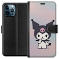 Miniatyrbild 1 av 3: Apple iPhone 12 Pro Plånboksfodral Kawaii Sanrio Kuromi