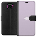 Pikkukuva 1 / 3: Xiaomi Redmi Note 9 Lompakkokotelo Lila Pilvi - minimalistinen pilvi lila taustalla